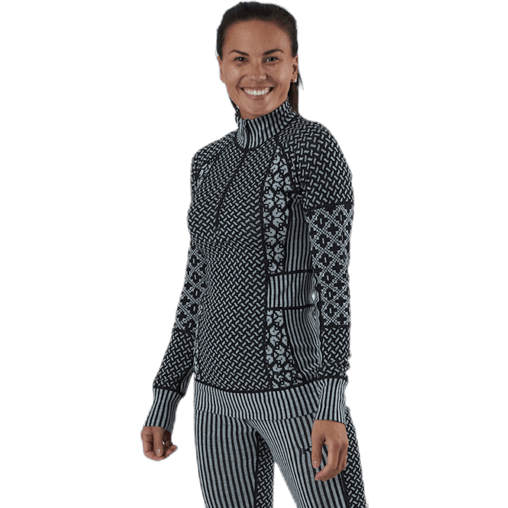 Smekker Half-Zip Shirt Black