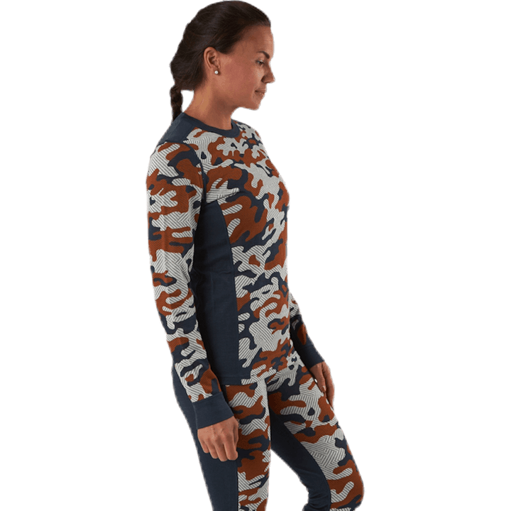 Kongle Long Sleeve Shirt Patterned/Brown