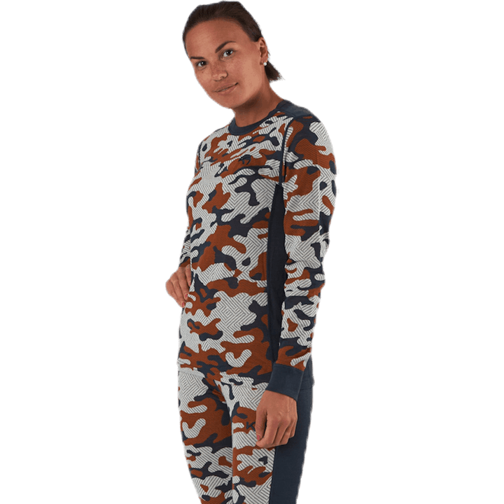 Kongle Long Sleeve Shirt Patterned/Brown