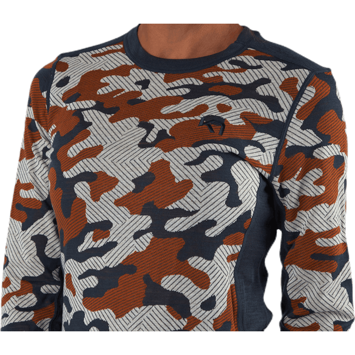 Kongle Long Sleeve Shirt Patterned/Brown