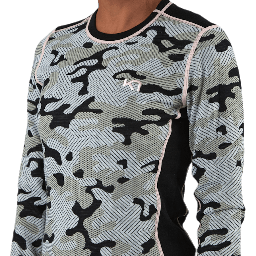 Kongle Long Sleeve Shirt Patterned/Beige