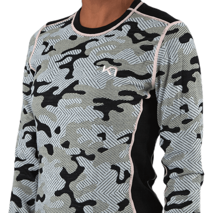 Kongle Long Sleeve Shirt Patterned/Beige