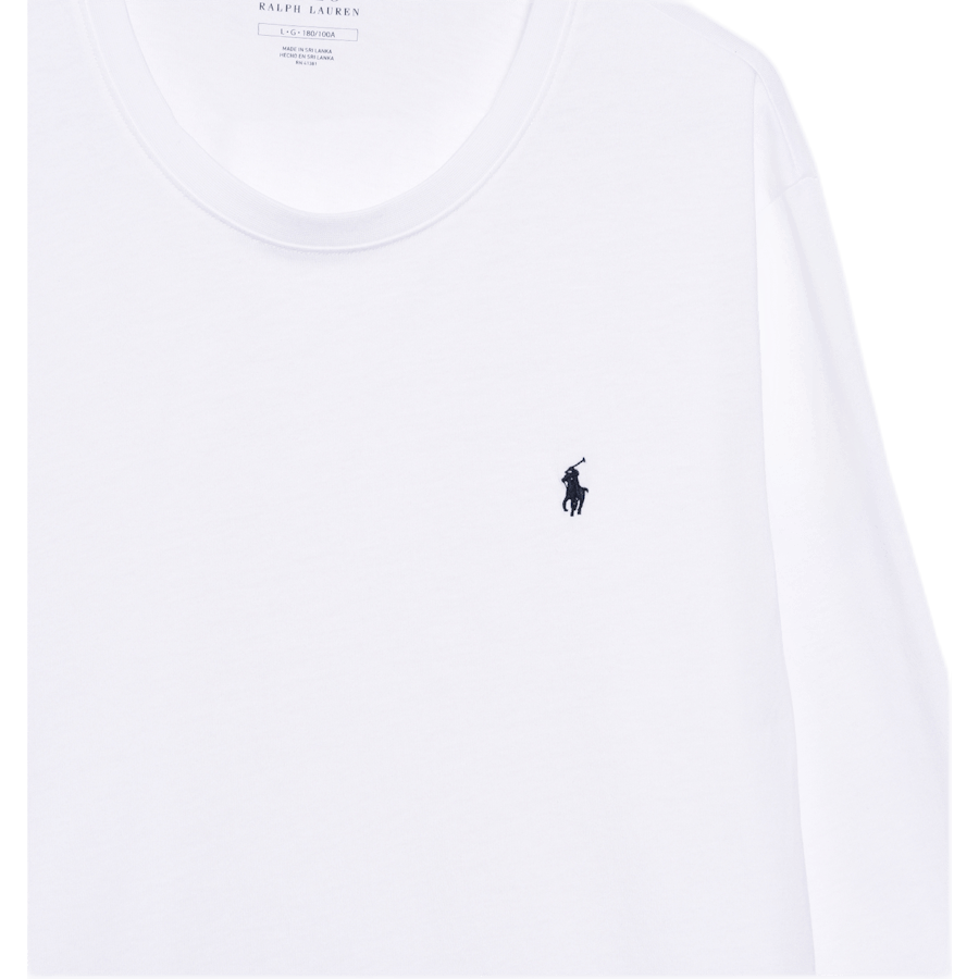 Long Sleeve Sleep Top White