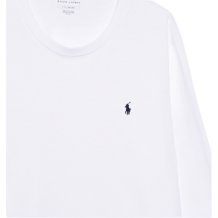 Long Sleeve Sleep Top White