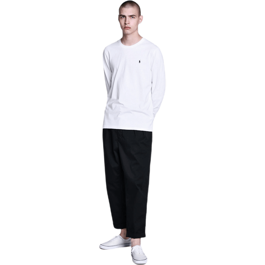 Long Sleeve Sleep Top White
