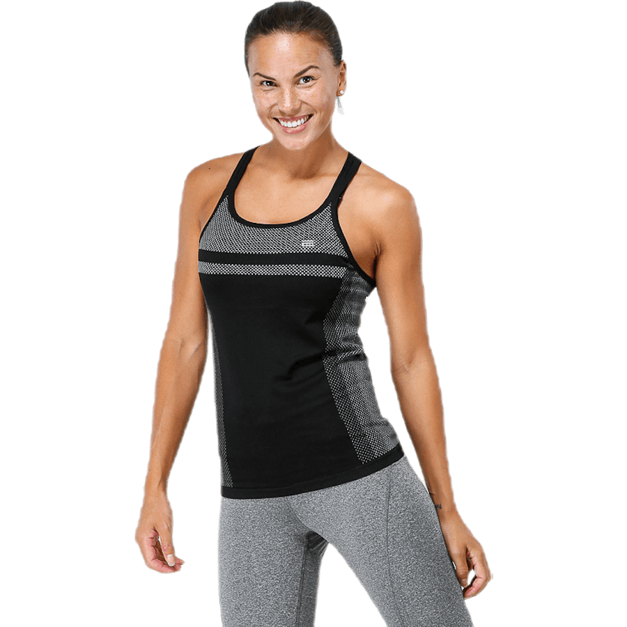 Tank Top Seamless  Black