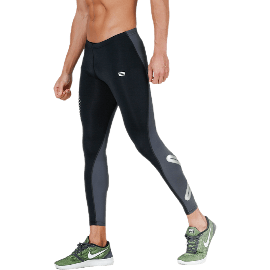 Collant a compressione nero/grigio