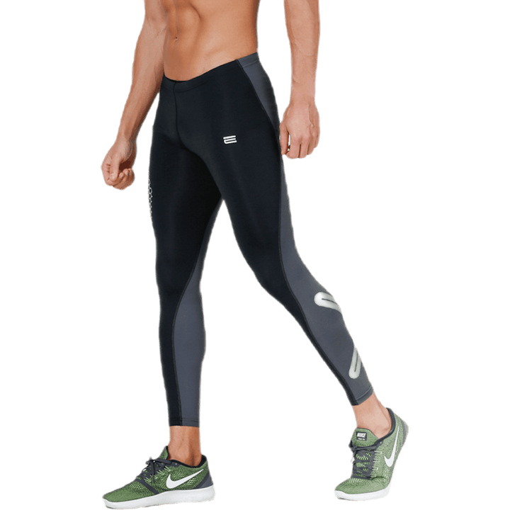 Collant a compressione nero/grigio