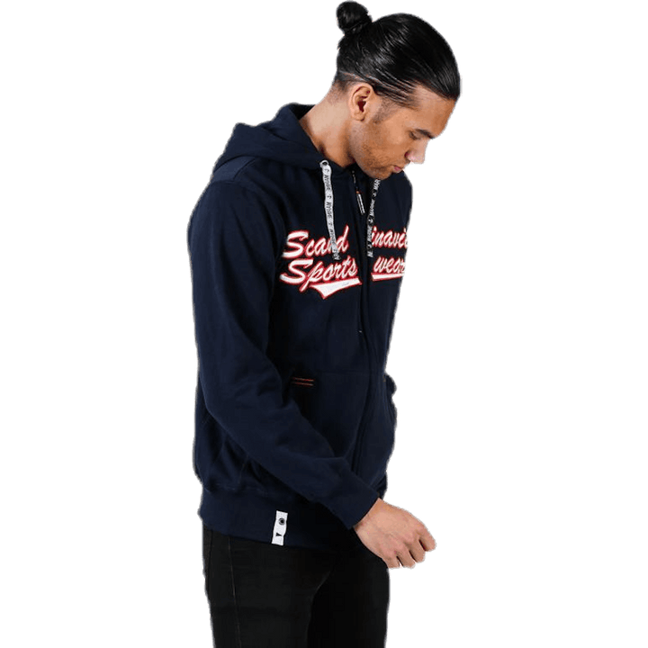 La Rochelle Zip Hood Blue