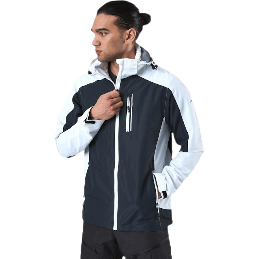 Keith Jacket valge/must