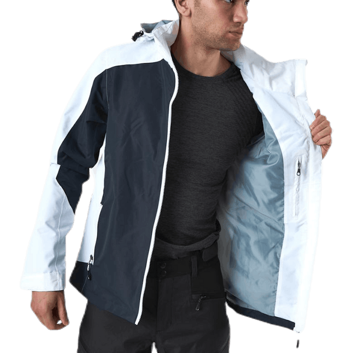 Keith Jacket valge/must