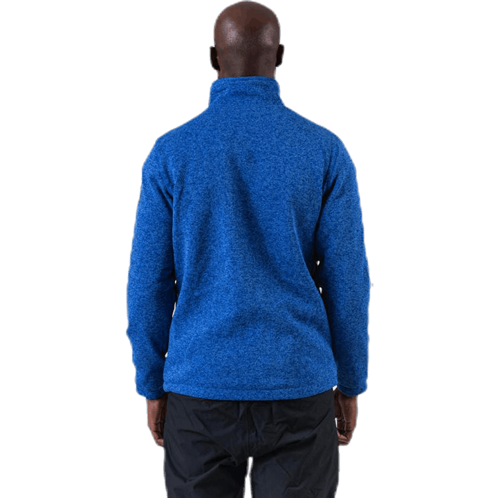 Ralf Melange Fleece Jacket w. Windproof Lining Blue
