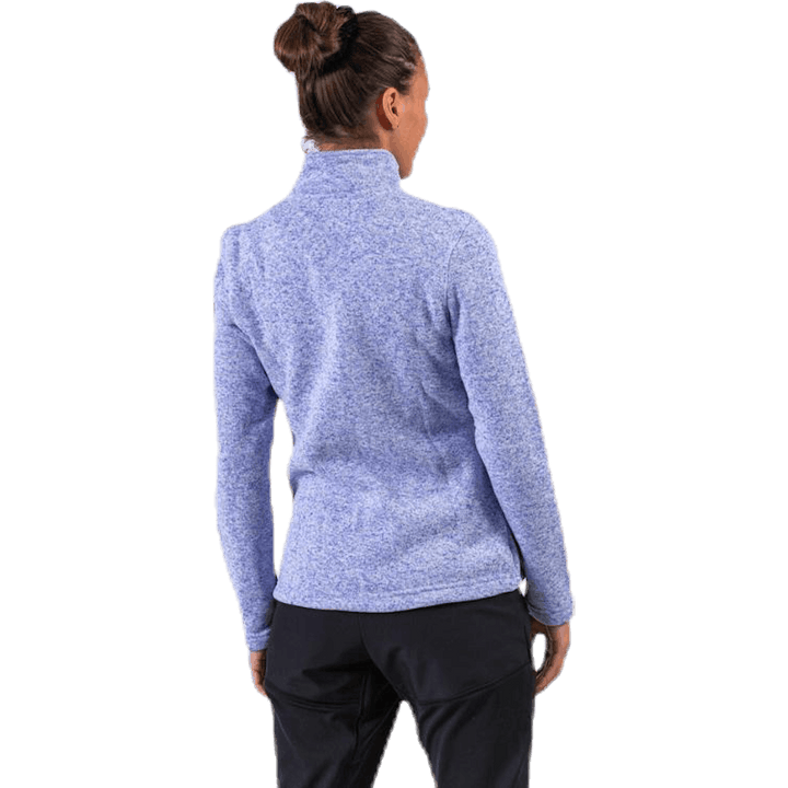 Paulina Melange Fleece Jacket Purple