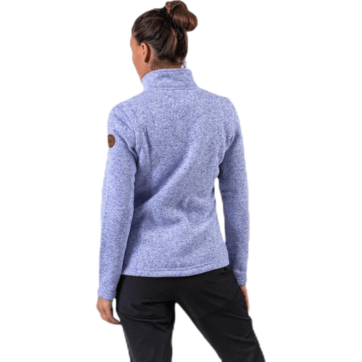 Paulina Melange Fleece Jacket Purple