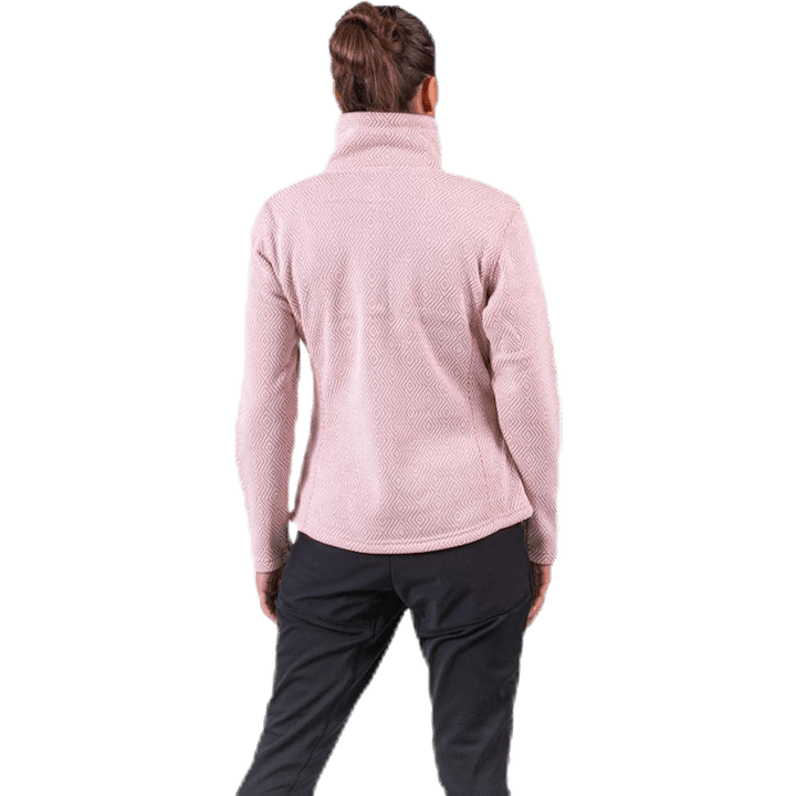 Freida Melange Fleece Jacket Pink