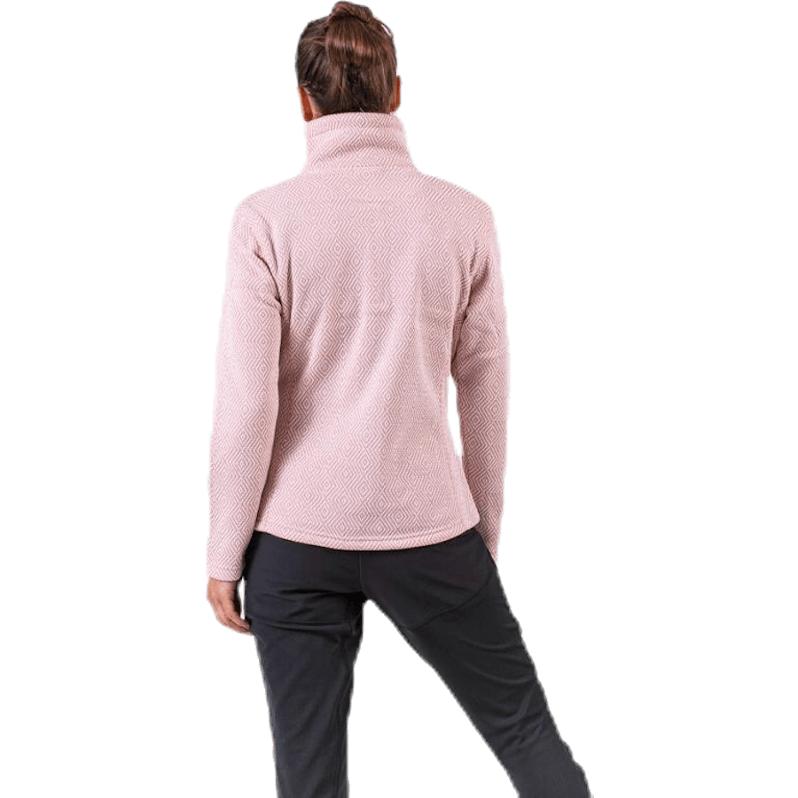 Freida Melange Fleece Jacket Pink