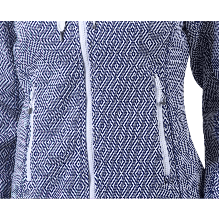 Freida Melange Fleece Jacka Blå