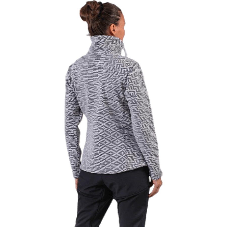 Freida Melange Fleece Jacket Grey