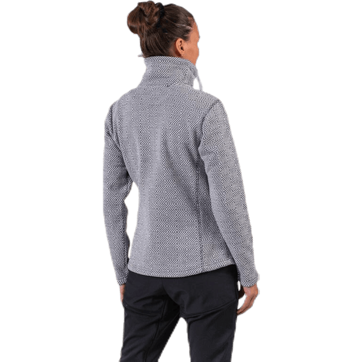 Freida Melange Fleece Jacket Grey