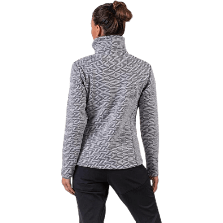 Freida Melange Fleece Jacket Grey
