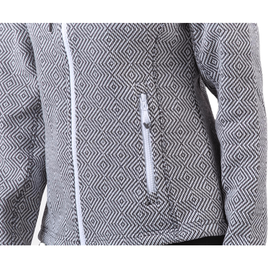 Freida Melange Fleece Jacket Grey