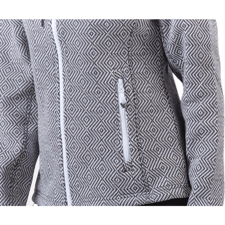 Freida Melange Fleece Jacket Grey