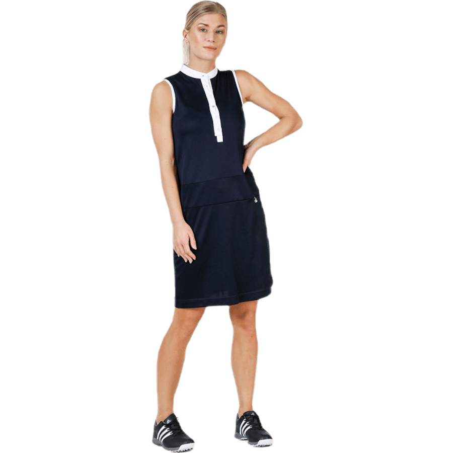 Melinda SL Dress Blue/White