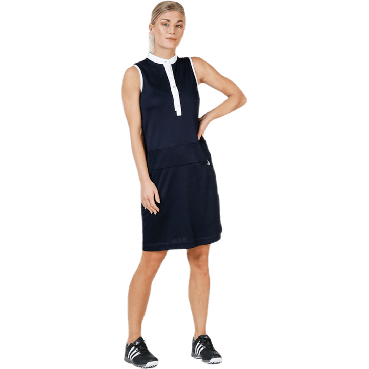 Melinda SL Dress Blue/White