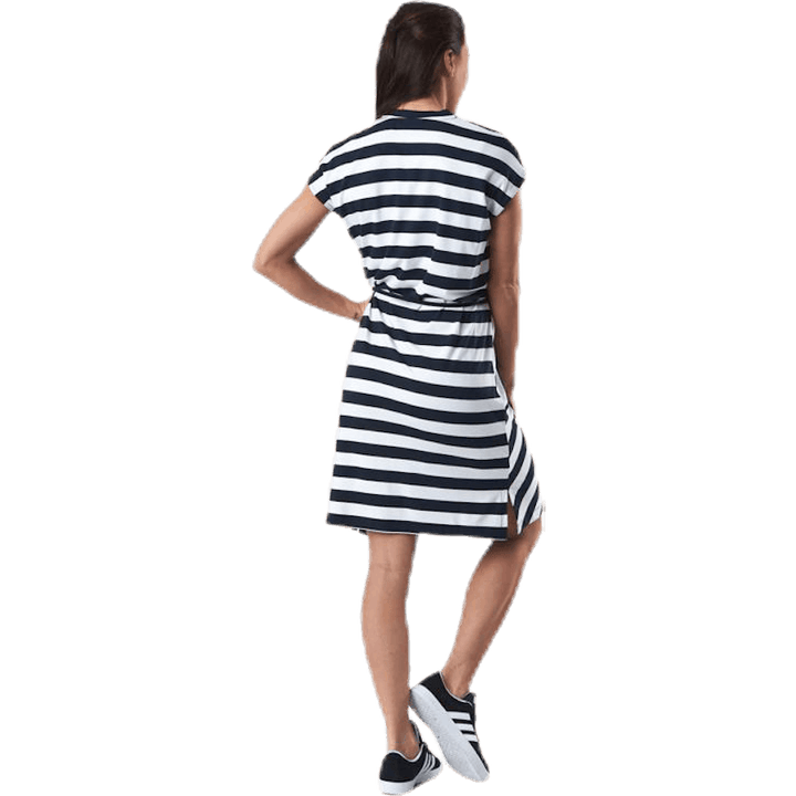 Melaine Tee Dress Blue/White