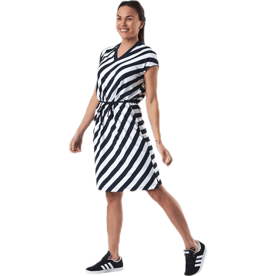 Melaine Tee Dress Blue/White