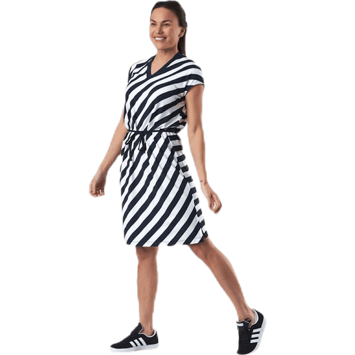 Melaine Tee Dress Blue/White