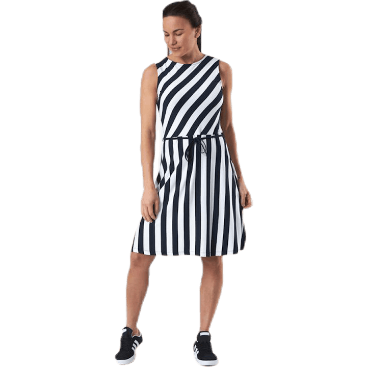 Melanie Dress Blue/White