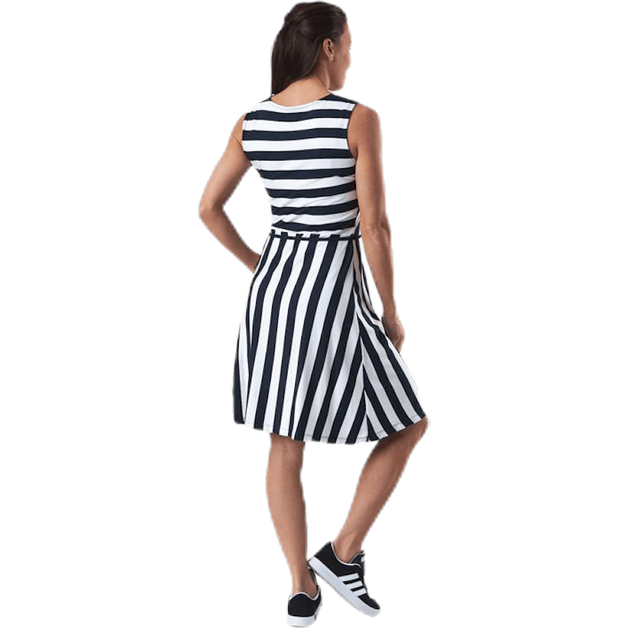 Melanie Dress Blue/White