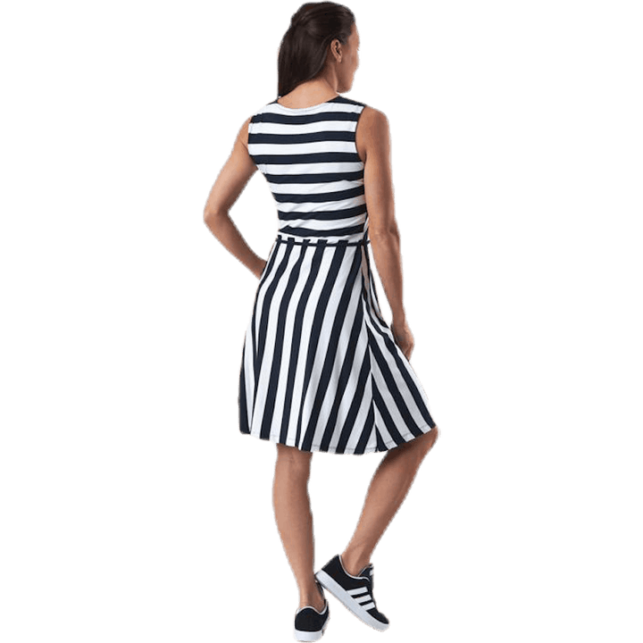 Melanie Dress Blue/White