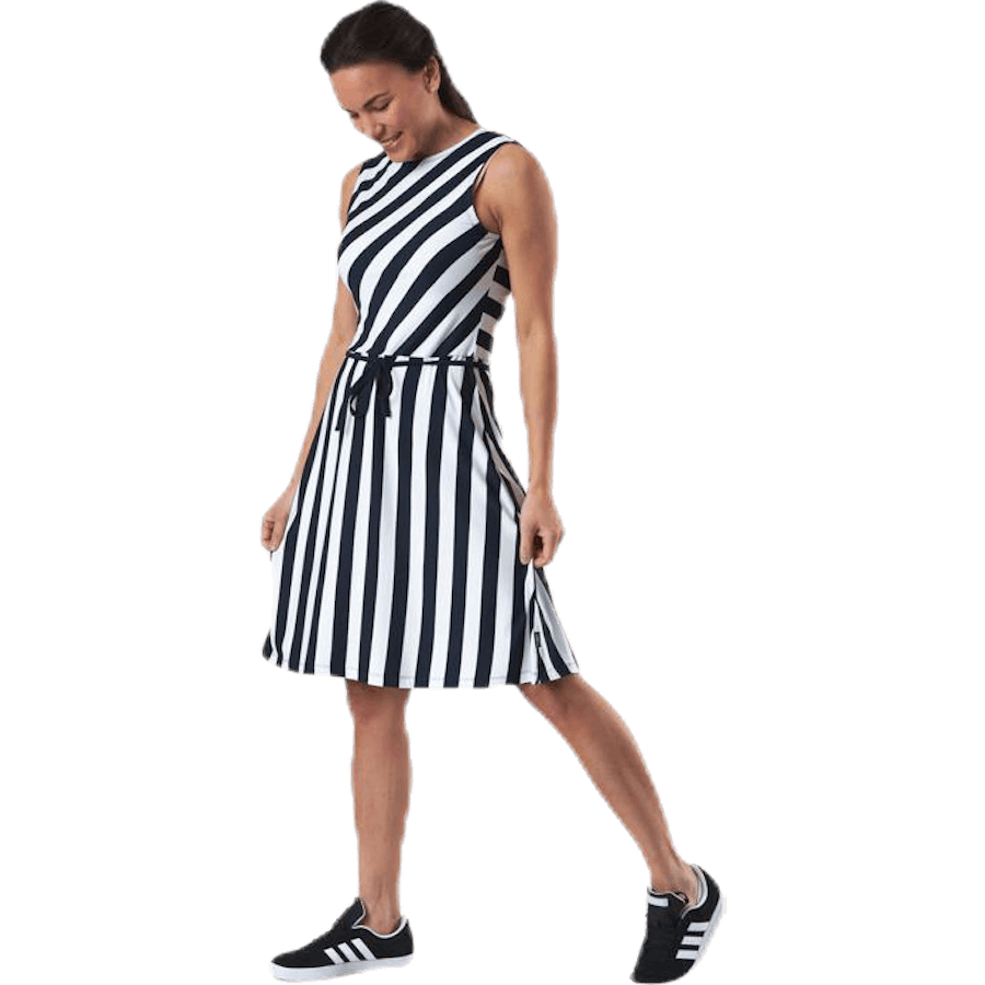 Melanie Dress Blue/White