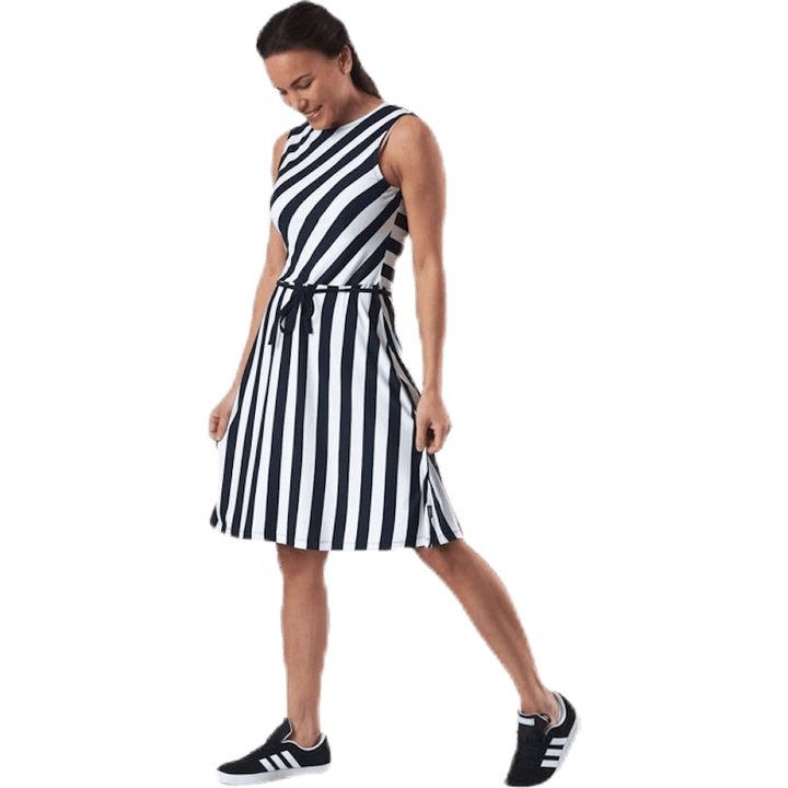 Melanie Dress Blue/White