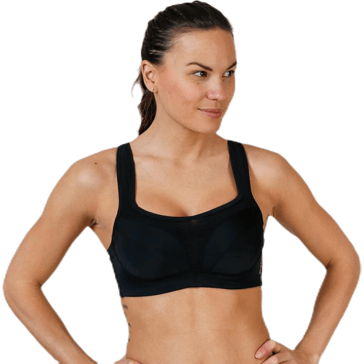 High Support Sports Bra F Black