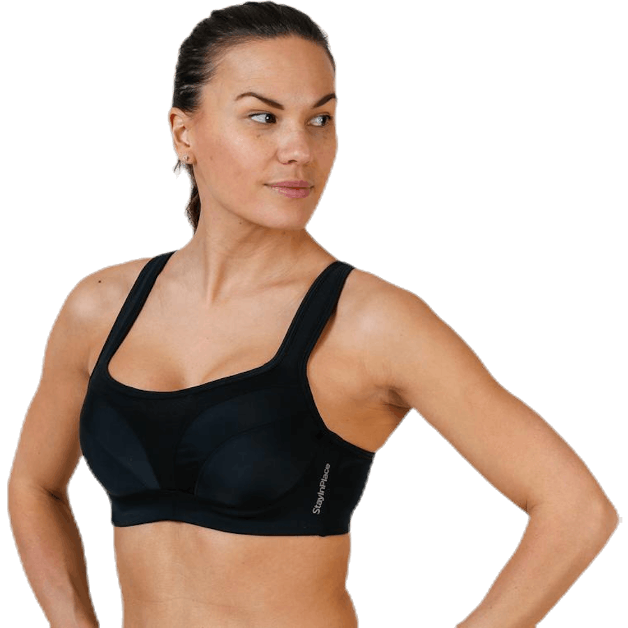 High Support Sports Bra F Black