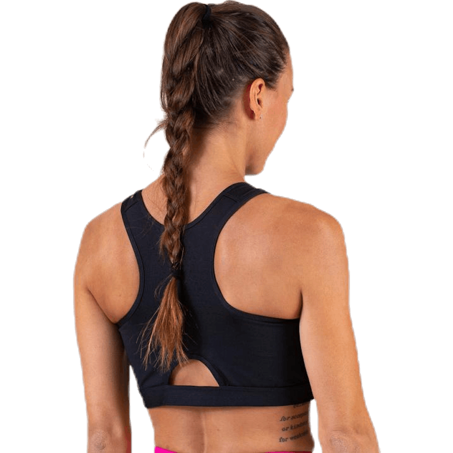 Zip Bra Black