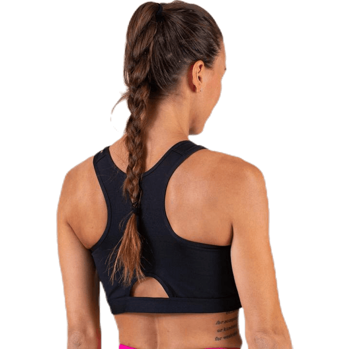 Zip Bra Black