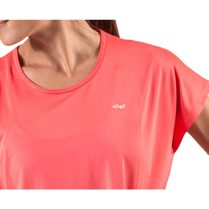 Haut ample Leo rose/rouge