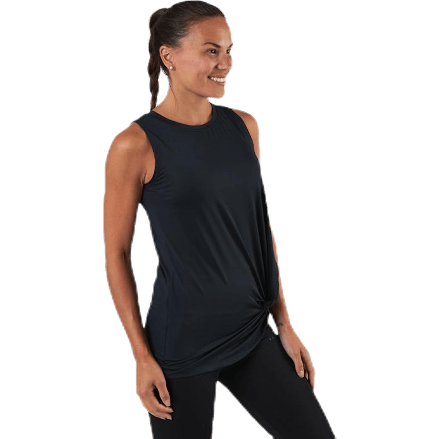 Jolie Knot Singlet Black
