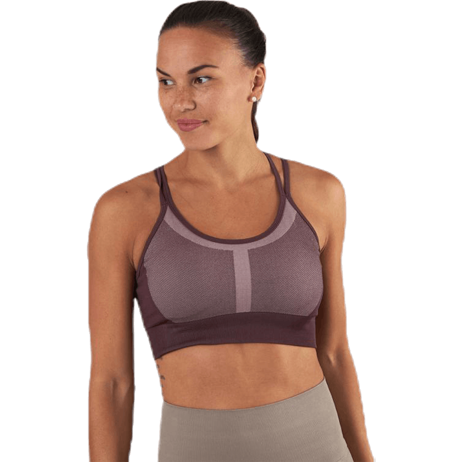 Seamless Strap Sports Bra Green