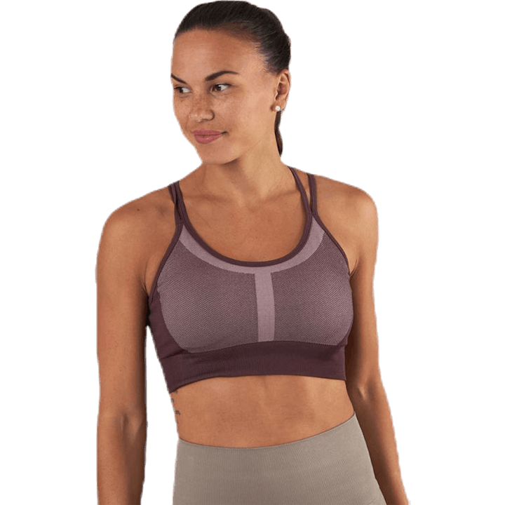 Seamless Strap Sports Bra Green