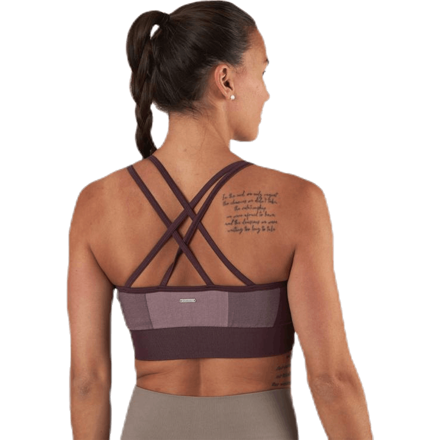 Seamless Strap Sports Bra Green