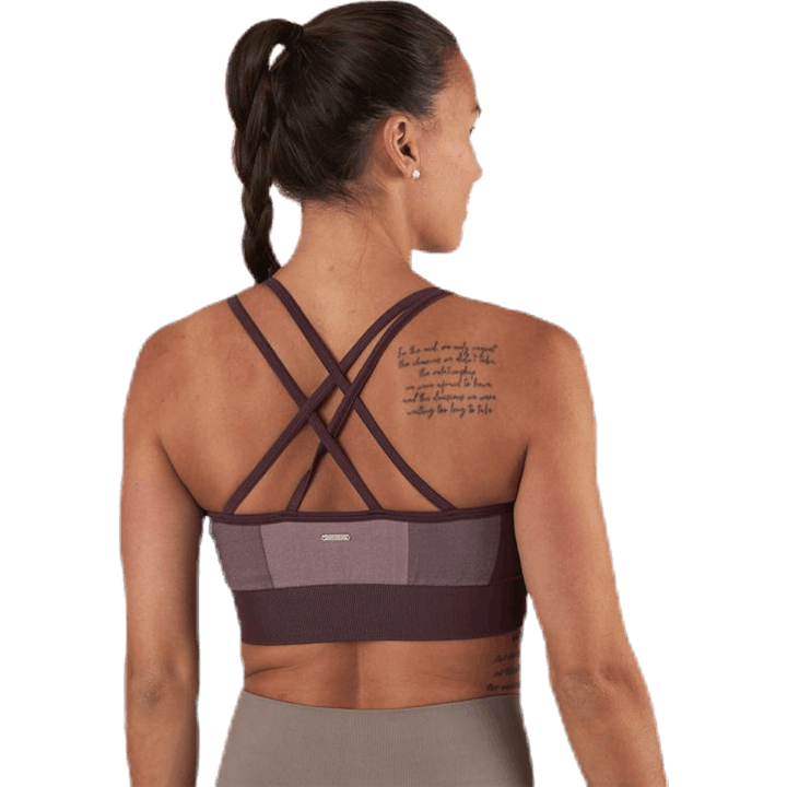 Seamless Strap Sports Bra Green