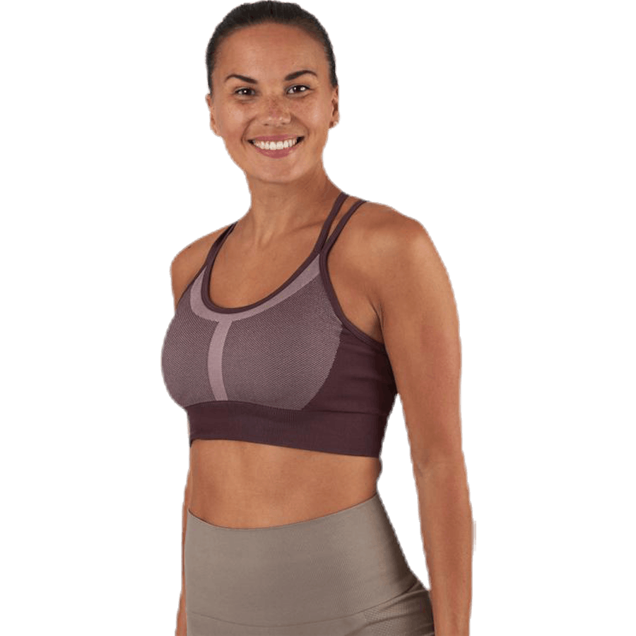 Seamless Strap Sports Bra Green