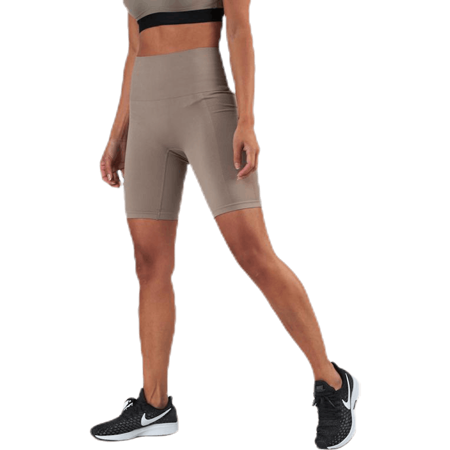 Seamless Biker Tights Beige