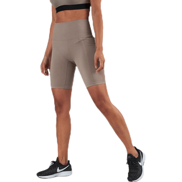Seamless Biker Tights Beige