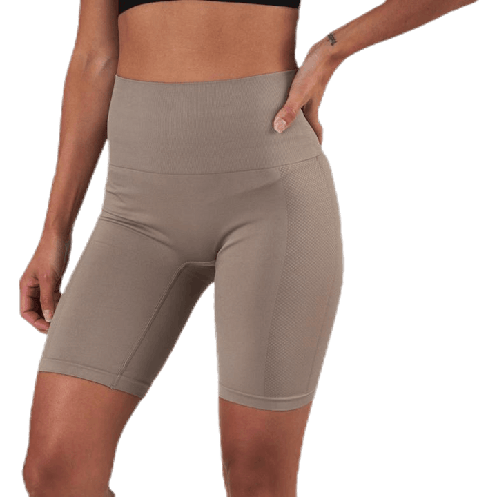 Seamless Biker Tights Beige